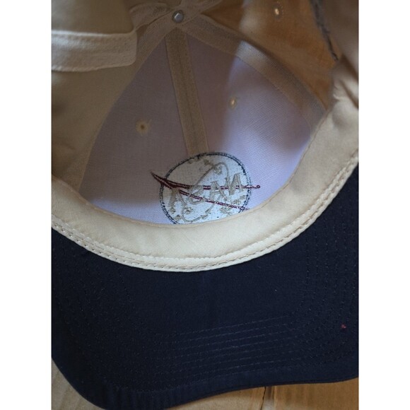 NASA‎ Baseball Cap Hat White Blue Embroidered Logo Space Travel Souvenir - Picture 8 of 9